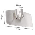 Anti-cut Finger Protector Stainless Steel Finger Guard Safe Vegetable Cutter Hand Guard Tool for Kitchen Cut Finger Protector Gadget Stainless Steel Finger Protector. 