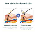 6ml Scalp Applicator Mini Head Massager Roller Ball Brush Hair Growth Essential Oil Medicine Liquid Applicator Massage Comb. 