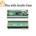 Raspberry Pi Pico High-Performance Microcontroller Board with Acrylic Case. 