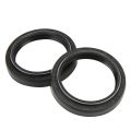 Front Fork Shock Oil Seal, Front Fork Dust Seal Wearproof Replacement for XVS650 V Star for Motorcycle. 