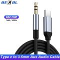 USB Type C to 3.5mm Aux Audio Cable For Samsung S22 Ultra S20 Xiaomi 12 Oneplus 10 Car Headphone Speaker 3.5 Jack Aux Cord Kabel. 