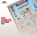 Shaheedon or Nishan e Haider Wall Chart | Wall Poster with Shaheedon Ki Tasaveer | Nishan e Haider Panay walay Shaheed | Hd Pictures Presentation on 200 Grams Laminated Card 20*30 inches. 
