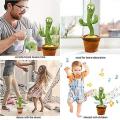Dancing Cactus Toy Talking Cactus Plant (Green). 