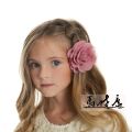 8.5cm Newborn Chiffon Petals Poppy Flower Hair Clips Rolled Rose Fabric Hair Flowers For Kids Girls Hair Accessories. 