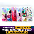 Samsung Galaxy J5 Pro Back Cover Water Glitter Shiny Soft Silicon J5 Pro Case For Girls. 