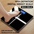Upto 180kg iScale Rechargeable Weight Machine - Digital Heavy Duty Electronic Weighing Scale with Dual LED Display - Heavy Electric Weight Machine With Durable Steel Quality - For Home & Personal Use - Black/Golden/Pink/Silver. 