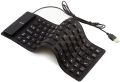 Foldable Silicone Keyboard, USB Wired 85 Keys Waterproof Rollup Silent Typing Soft Touch Keyboard for PC Notebook Laptop. 