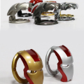Premium Quality ABS Plastic Iron Man Universal Car Engine Button Cover | Yellow, Red, White Color Engine Ignition Start Stop Switch Decorative Push Button Cover | Flip Up Lid Car Styling. 