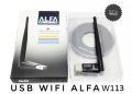 100% Original ALFA WiFi Wireless N USB WiFi Adapter USB 2.0 WiFi With Fixed 3DBi Antenna For Computer & Laptop ALFA NET W113 Data Transfer Speed Up To 150/300 Mbps Black, ALFA NET Wireless N USB WiFI With Fixed 3DBi Antenna W113. 