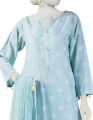 Junaid Jamshed Stitched 3 Piece Embroidered Paste Print Lawn Shirt , Paste Print Basic Lawn Trouser , Basic Paste Print Impure Chiffon Dupatta For Women and Girls - designcode: JLAWN-S-24-177/S WIR. 