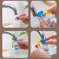 SMART 360 Degree Water Filter Tap Water Saving Faucet Water Faucet Adjustable Water Valve Splash Water Faucet with Fan for Kitchen Sink Regulator Kitchen Accessories Multi Color. 