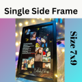 ♥️FREE Shipping+COD ♥Moon Shape Customized Picture Photo Frame, Customized Frame with Calendar + Customized Message with upto  Pictures in Moon Shape, Customized Photo Frame, Birthday Gift, Anniversary Gift, Wedding Gift, Gift for Friends. 