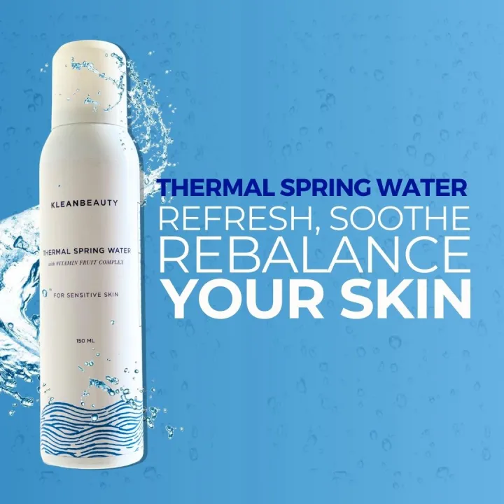 Klean%20Beauty%20-%20Thermal%20spring%20water%20150ml%20Mineral-rich%20hydration%20for%20sensitive%20skin,Refresh%20your%20skin,%20Soothe,%20hydrate,%20and%20glow%20with%20our%20top-rated%20thermal%20spring%20water%20mist!%20-%20Image%203