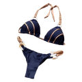 Bathing Suit Eye-catching Bikini Bra Panty Set Summer Beachwear. 