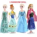 High Quality Boneca 30cm Elsa Doll Girls Toys Fever  Princess Anna And Elsa Dolls Clothes For Dolls For Girls. 