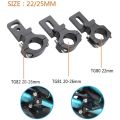 ZOROOM Universal 22mm 25mm 7/8Inch Motorcycle Headlight Bracket Spotlight Holder Tube Clamp for Cafer Racer Chopper,TG82. 
