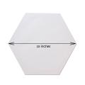 1 Piece Of 10X10 Inches hexagon Canvas For Painting - 10 x 10 hexagon Canvas Board. 