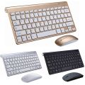 2.4G Wireless Keyboard and Mouse Protable Mini Keyboard Mouse Combo Set For Notebook Laptop Mac Desktop PC Computer Smart TV PS4. 