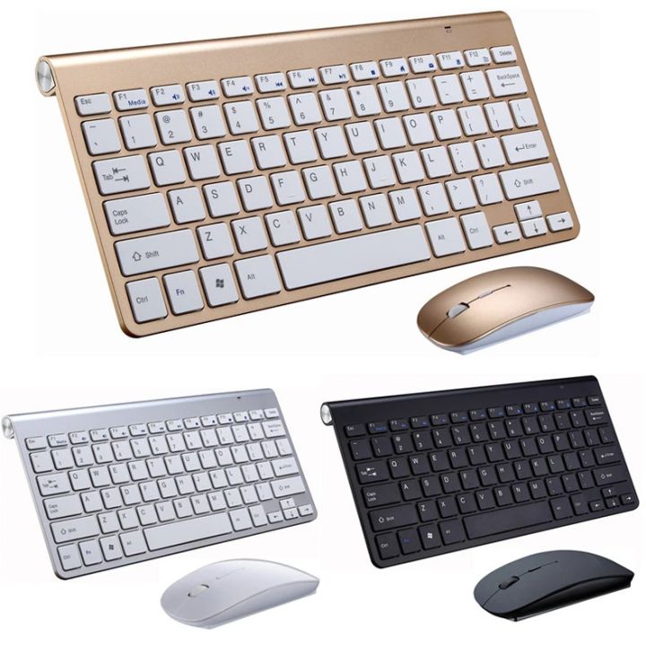 2.4G Wireless Keyboard and Mouse Protable Mini Keyboard Mouse Combo Set For Notebook Laptop Mac Desktop PC Computer Smart TV PS4