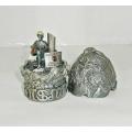 TUDOR MINT MYTH AND MAGIC. COLLECTABLE ZODIAC EGG. AQUARIUS decoration. 
