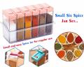 6PCS/Set Seasoning Boxes Plastic Spice Box Food Storage Kitchen Containers Hot. 