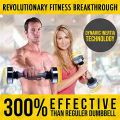 Dumbbell for Shaking Weight Keep Fitness Exercise Upper Body Men Women Fitness Equipment Accesories Muscle Toning Dumbbell for Weight Loss Arms Shoulder Chest Exercise with New Dynamic Inertia Technology. 
