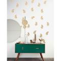 Autumn leaves decal, Gold leaves wall decal, Nature wall decal, Fall wall decals (12 Pieces). 