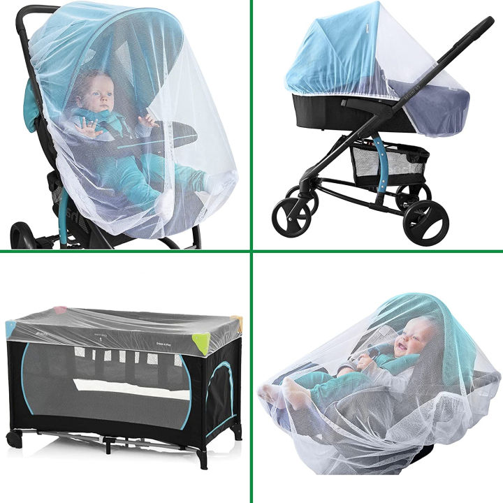 Baby%20Infant%20Mosquito%20Net%20For%20Pram%20Carry%20Cot%20Bed%20Stroller%20Crib%20Play%20Bassinet%20Playpen%20Pushchair%20Car%20Seat%20Buggy%20Travel%20Universal%20Fly%20Bug%20Insect%20Net%20Protection%20Cover%20Large%20Elastic%20and%20Breathable%20A%20fine%20Mesh%20net%20to%20help%20protect%20Baby%20against%20Flies%20-%20Image%202