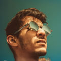 【BestGO】Vintage Men Sunglasses Steampunk Shades For Men Women Metal Round Punk Sun Glasses Spring Hinge UV400 For Outdoor. 