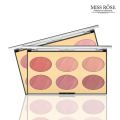 MISS ROSE 6 COLOR BLUSH PALATTE / MAKEUP BLUSHER Kit 19.2g 7004-017N2. 