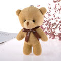 Teddy Bear Cute Stuffed Bear Pendant Plush Keychains Small Cute Teddy Bear (Key-Chain) Small Cute Teddy Bear White , Maroon, Beige & Grey keychain for bag keychain for car. 