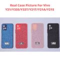 Premium Trendy Bling Mobile Phone Case for Vivo_ Y21/ Y33S/ Y33T/ Y21T/ Y21A/ Y21S Shiny Girls Mobile Back Case/Cover Protective Camera Cover Soft TPU Silicone Shockproof - Multicolor. 