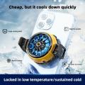 DLA6 Mobile Phone Radiator Phone Cooling Fan Case Cold Wind Handle Fan for PUBG Mobile Gaming Phone Cooler Phone Cooling Fan Case. 