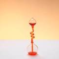 Hand Boiler Love Birds Color Meter Hand Boiler Thermometer Spiral Glass Science Toy Energy Transfer for Children Science Experiment Valentine's Day Gift (Purple). 