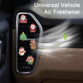 Xmas Theme Car Air Freshener 6pcs Christmas Car Air Freshener Long Lasting Fragrance Clip Type Aromatherapy Diffuser for Automotive Air Vent Odor Removal Car Accessories. 