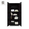 Customized Wood Cupboard Double Door Wood Almirah 5 Shelves With Door Storage Cabinet, Cupboard Almari. 