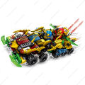 New Anime Ninja 4 in 1 Kai Jay Cole Lloyd War Armor Car Mech Chariot Model Action Figure Building Blocks Kit Bricks Kids Toys. 