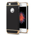 Apple iPhone 5, 5s Case 3 in 1 Hybrid Hard PC Ultra Light Anti-Shock Protective Cover with Electroplate Frame. 