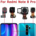 Front and Rear Back Camera For Xiaomi Redmi Note 8 Pro Main Facing Camera Module Flex Cable Replacement Spare Parts. 