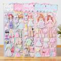 3D Puffy Stickers Beauty Dress Up Princess Sticker for Girl Christmas Gift Toy Scrapbooking DIY Decoration Bubble Stickers. 