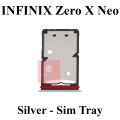 Infinix Zero X Neo SIM Tray Sim Jacket Sim Slot Sim Door For Infinix Zero X Neo - Silver. 