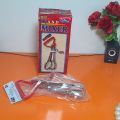 Manual Hand Beater & Egg Whisk - Silver. 