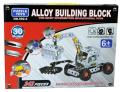 Alloy Building Block 242 Pieces Silver. 