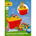 160 PIECE JUNIOR BUILDING BRICKS (5667). 