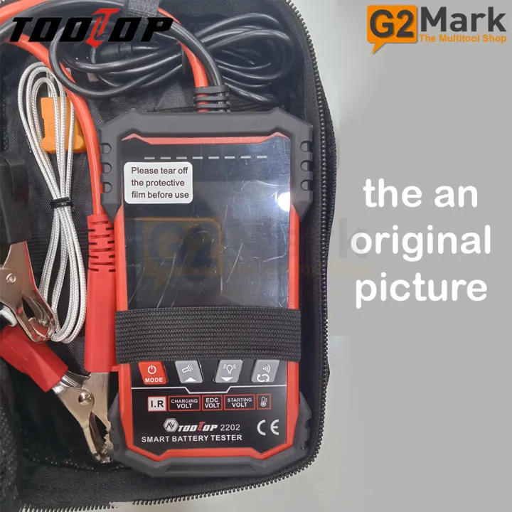 TOOLTOP%202202%20Battery%20Tester%203.2%20Inch%20Screen%2012V/24V%20Automotive%20Battery%20Voltage%20Internal%20Resistance%20Discharge%20Current%20Load%20Starts%20Test%20-%20Image%204