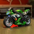 Diecast Heavy Bike Toy Model Light & Sound Pull Back Multicolor. 