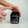 LIFE+GUARD WEARABLE TOUCHLESS HAND SANITIZER DISPENSER. Automatic sensor operation. Refillable with any hand sanitizer gel. Belt and lanyard mounts included.. 