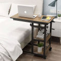 Wooden Adjustable Laptop Table For Sofa, Bed ,Study Table and dining  , Office table With Wheels Multi Functional. 