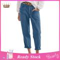 Wide-leg Pants Stylish Women's Casual Wide Leg Pants with Pockets Trendy Streetwear Trousers for Fashionistas Elegant Buttoned Pants. 