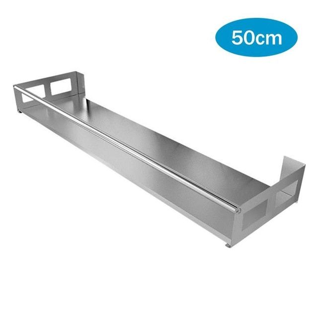 Kitchen Stainless Steel Spice Seasoning Rack Spices Rack Shelf Kitchen Storage Organizer Multi-Functional Storage Shelf